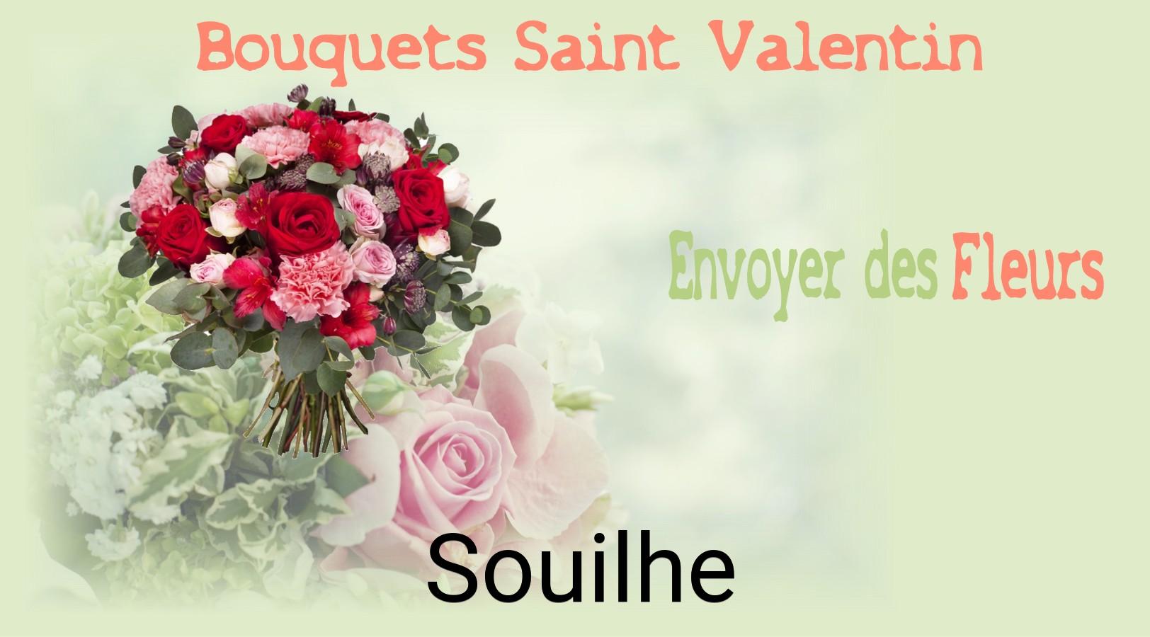Roses de Saint-Valentin livrées à Souilhe